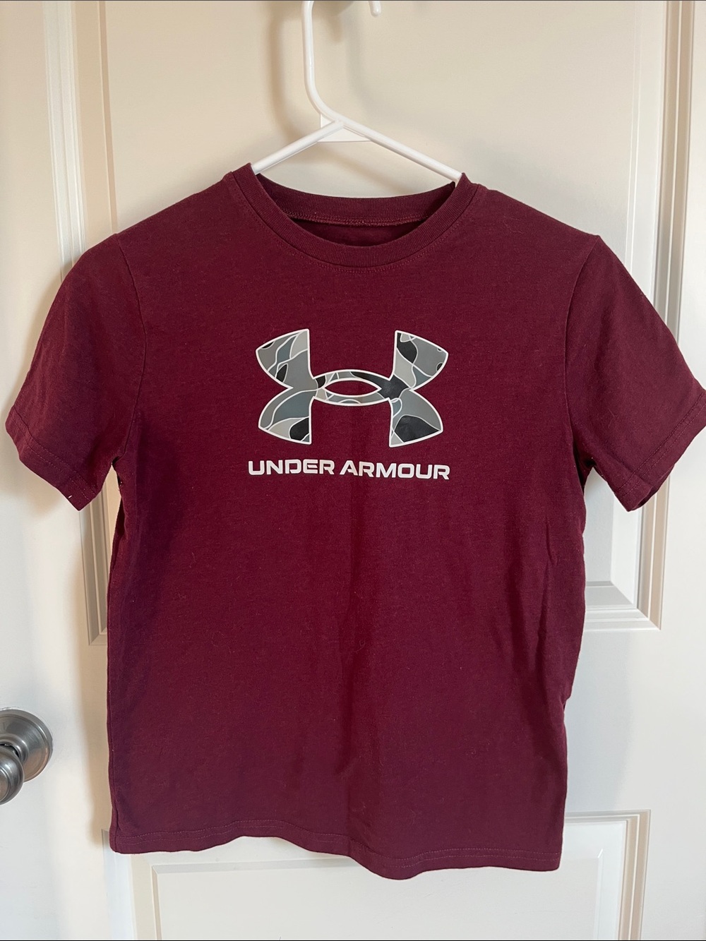 Under Armour Maroon Tee for Kids